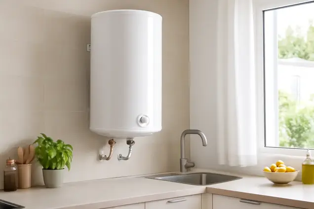 Termo Eléctrico Thermor Concept 80 Litros instalado en cocina
